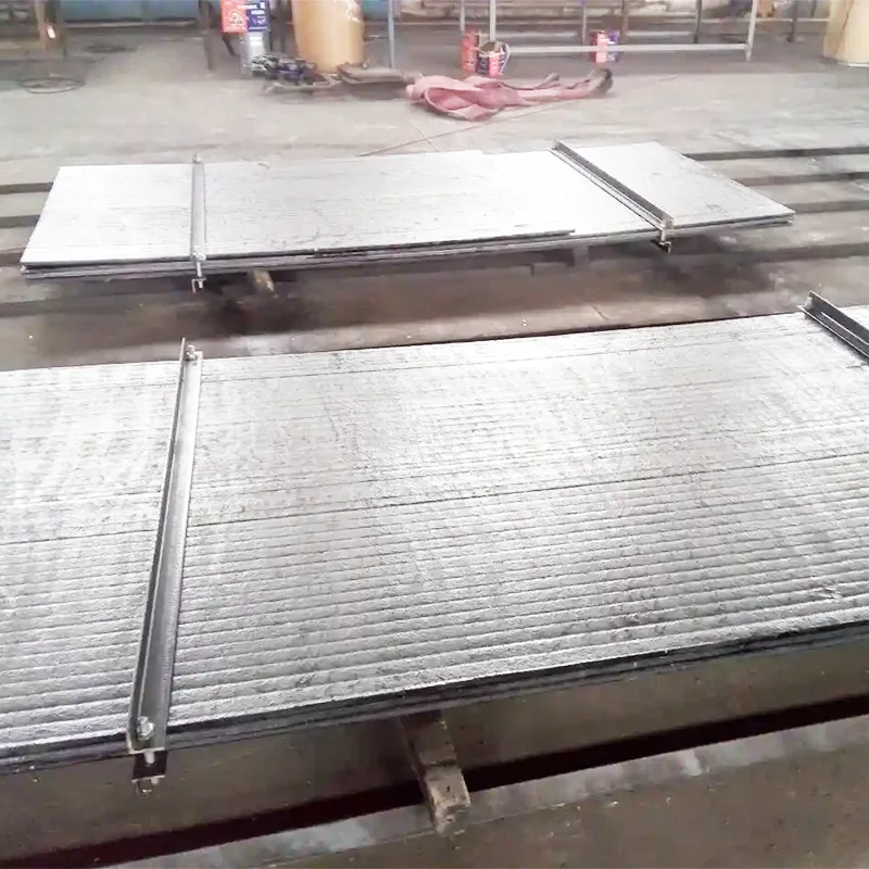 Bimetal örtüklü aşınmaya davamlı polad lövhə